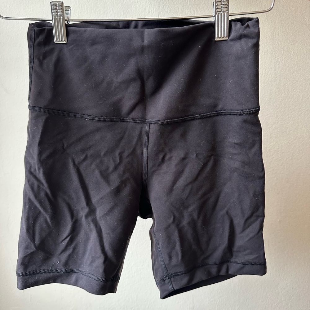 Lululemon High-Waist Black Women’s Bike Shorts